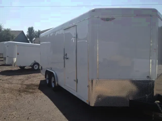 18ft TA V-nose Enclosed Cargo/Auto Trailer