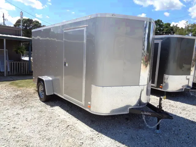 SILVER  12FT  RAMP DOOR