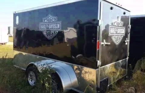 12FT  RAMP DOOR-BLACK W/HARLEY EMBLEMS (SOLD SEPARATELY)