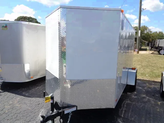 12FT CARGO TRAILER WITH REAR RAMP DOOR