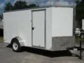 10FT SINGLE AXLE CARGO WITH REAR RAMP