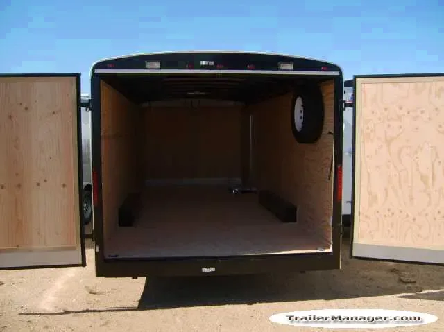 20ft Cargo 2-5200lb Axles WHITE With Double Door