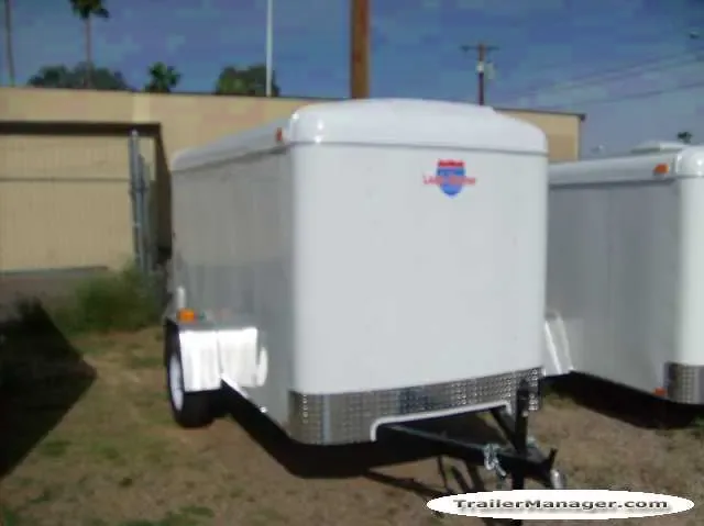10ft  Single Axle WHITE  With Single Rear Door