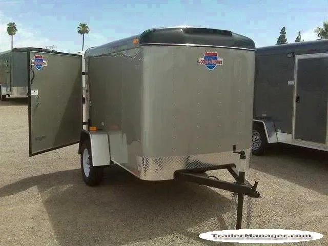 8ft Single Axle CHAMPAGNE  With Single Door