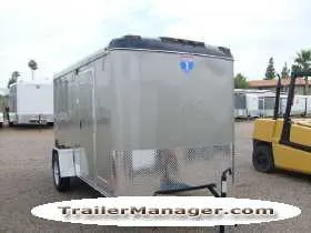 12ft Single Axle CHAMPAGNE With Ramp