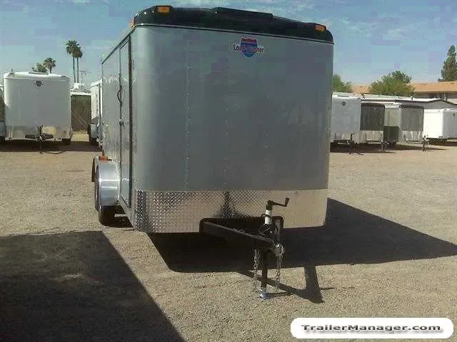14ft  2-3500lb Axles SILVER With Ramp