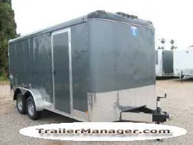 16ft Tandem Axle SILVER With Ramp
