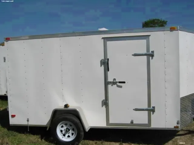 10ft Single Axle Cargo with Rear Ramp Door