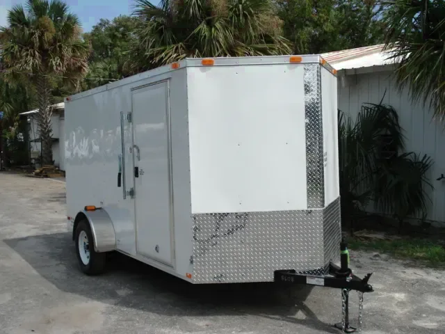 12ft CARGO TRAILER W/ RAMP DOOR