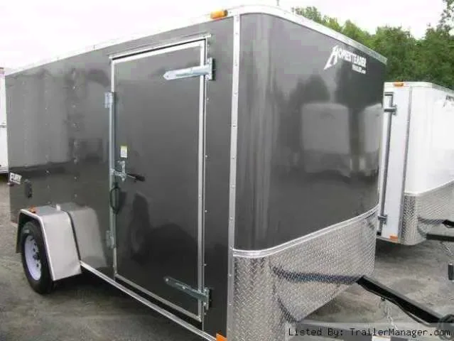 12ft CARGO TRAILER DARK GRAY