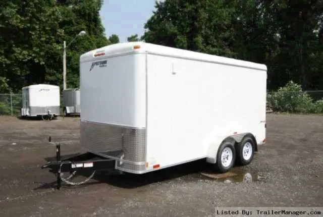 14FT TANDEM AXLE 2-3500LB WITH DOUBLE REAR DOOR