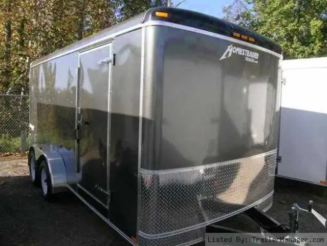 16FT TA CHARCOAL GRAY CARGO TRAILER