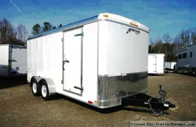 16FT CARGO TRAILER W/ROUNDED TOP