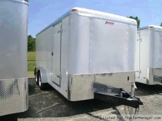 16FT DROP AXLES CARGO TRAILER DOUBLE REAR DOORS
