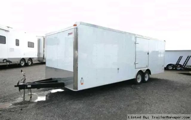 24FT WHITE WITH A FLAT FRONT