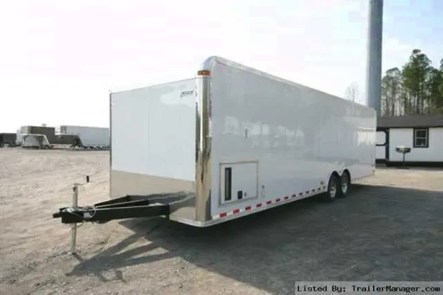 28FT 2-5200LB AXLES WHITE FINISH