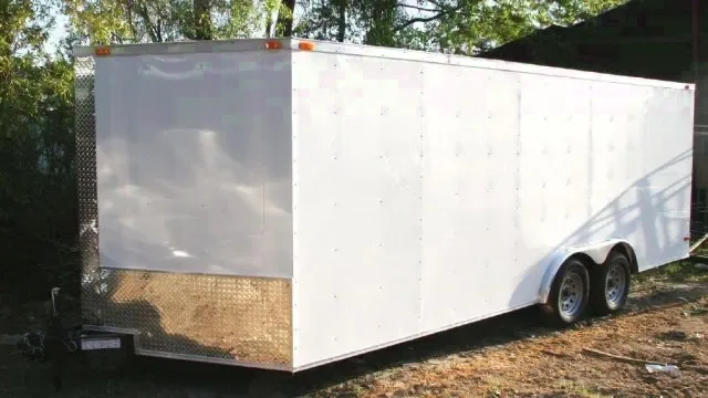 20ft Car Hauler, V-Nose, 5200 lbs Axles