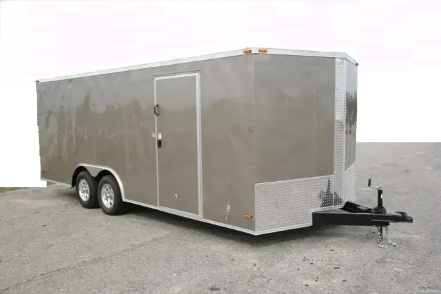 20FT Cargo/ Car Hauler-Pewter w/3500lb Axles