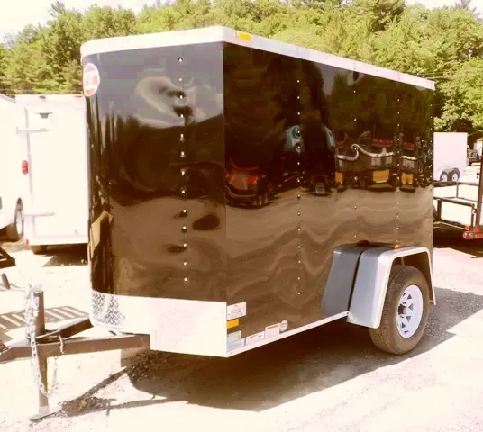 Cargo 8ft Black with 4 D-Rings w/V-Nose