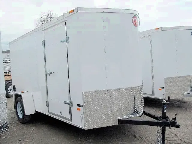 12FT  WHITE CARGO REAR RAMP DOOR