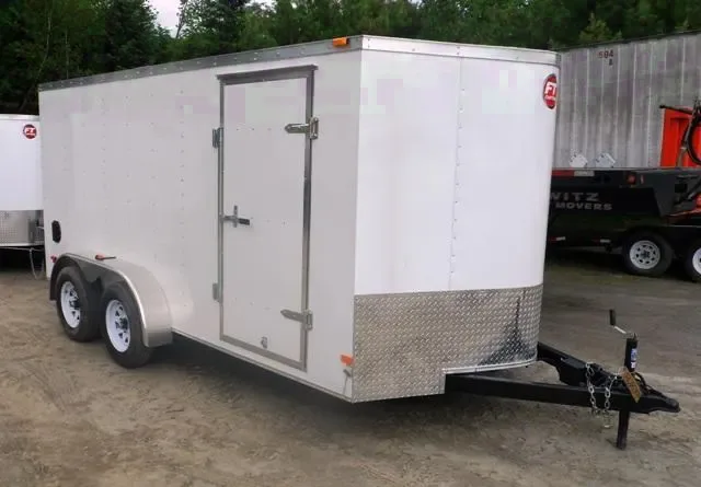 V-Nose Cargo 14ft - White