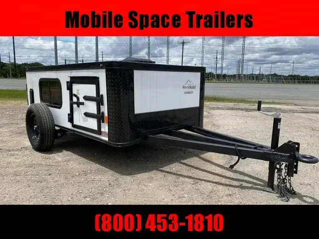 2025 Rock Solid Cargo 5x8 Camping Tailgate Trailer w/ Windows - Your Offer