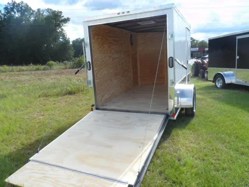 2025 Quality Cargo Enclosed Trailer 6x10 White - Bonaire, GA
