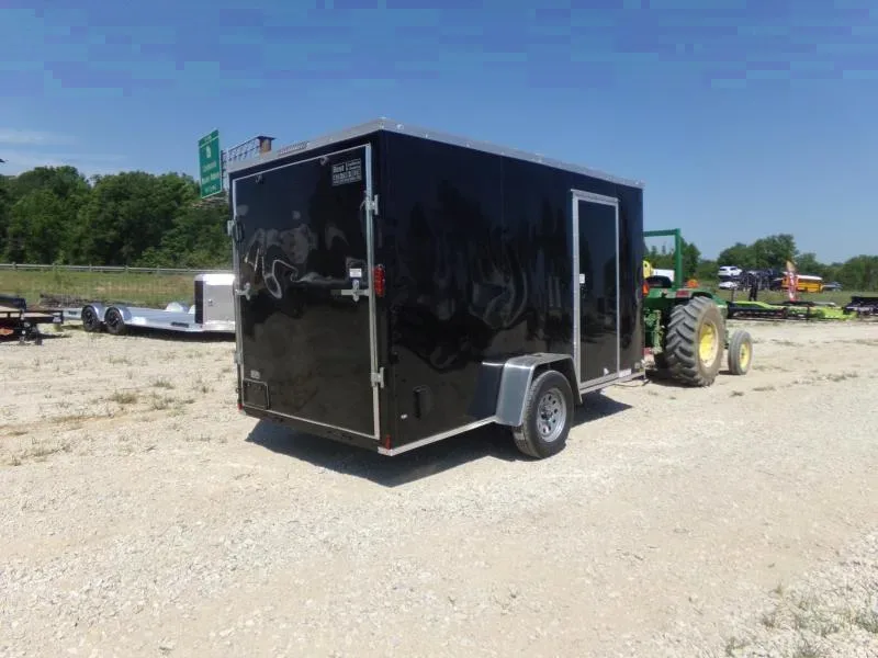 Brand New 2025 Diamond Cargo 6x12 Black Enclosed Cargo Trailer - Submit Your Best Offer
