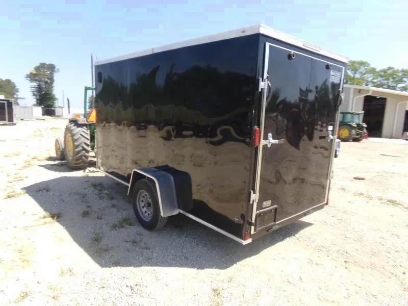 New 2025 Diamond Cargo 6x12 Black Enclosed Trailer for Secure Hauling - Best Offer Welcome