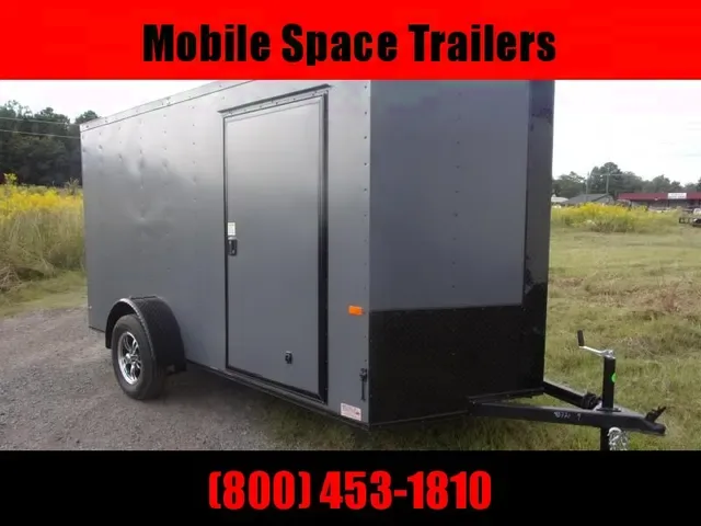 2025 Rock Solid Cargo 6x12 Charcoal Blackout Trailer - Make an Offer