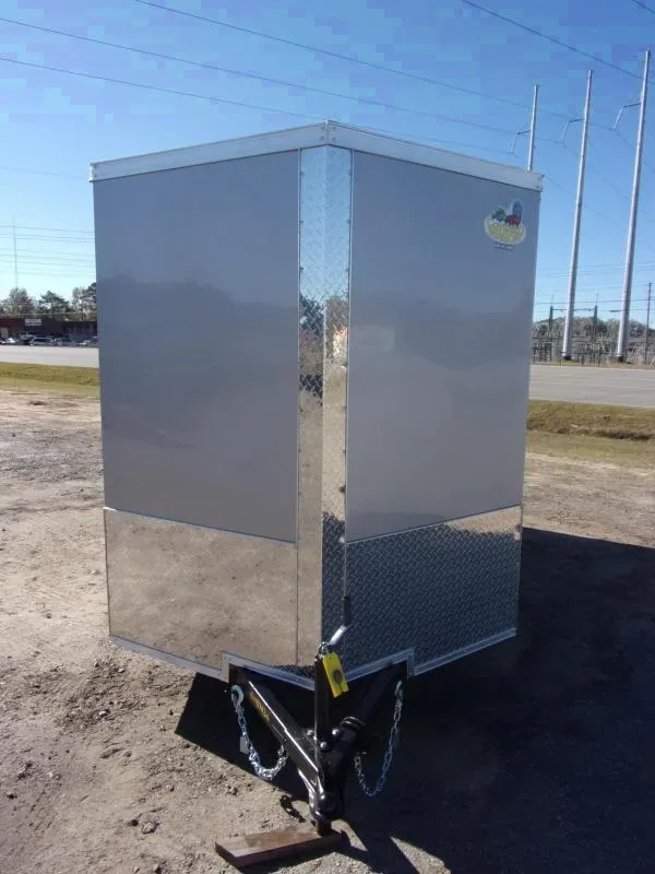 2025 Covered Wagon 6x12 Silver Gold Series Cargo Trailer with Ramp Door - Make an Offer