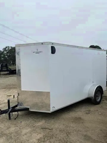 2025 NationCraft 6x12 White Enclosed Cargo Trailer for Sale