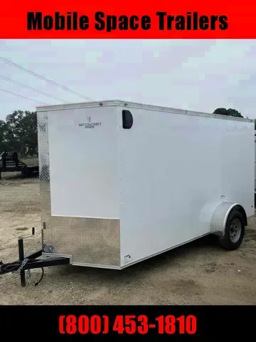 2025 NationCraft 6x12 White Cargo Trailer - Bonaire, GA
