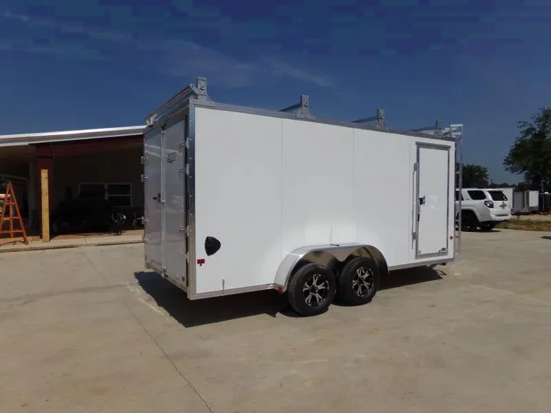 2025 EZ Hauler 7.5x16 Deluxe Contractor Enclosed Trailer - Black