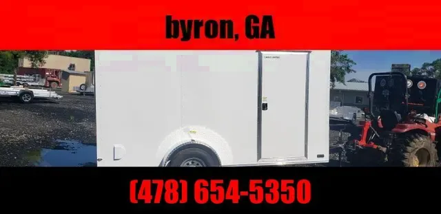 2025 Cargo United 7x12 Enclosed Cargo Trailer - Black Finish