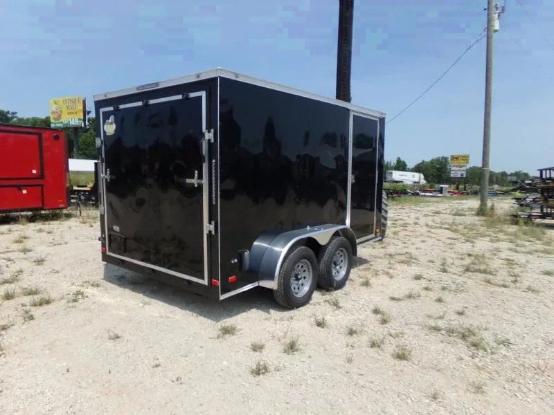 2025 Covered Wagon 7x12 Enclosed Cargo Trailer with Ramp Door