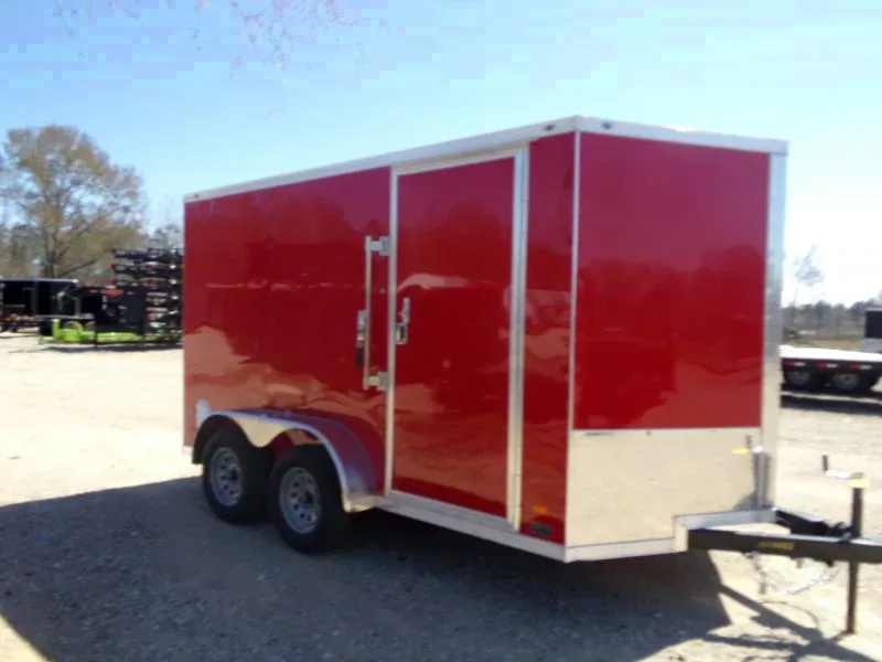2025 Covered Wagon 7x12 Blackout Enclosed Cargo Trailer - Bonaire, GA