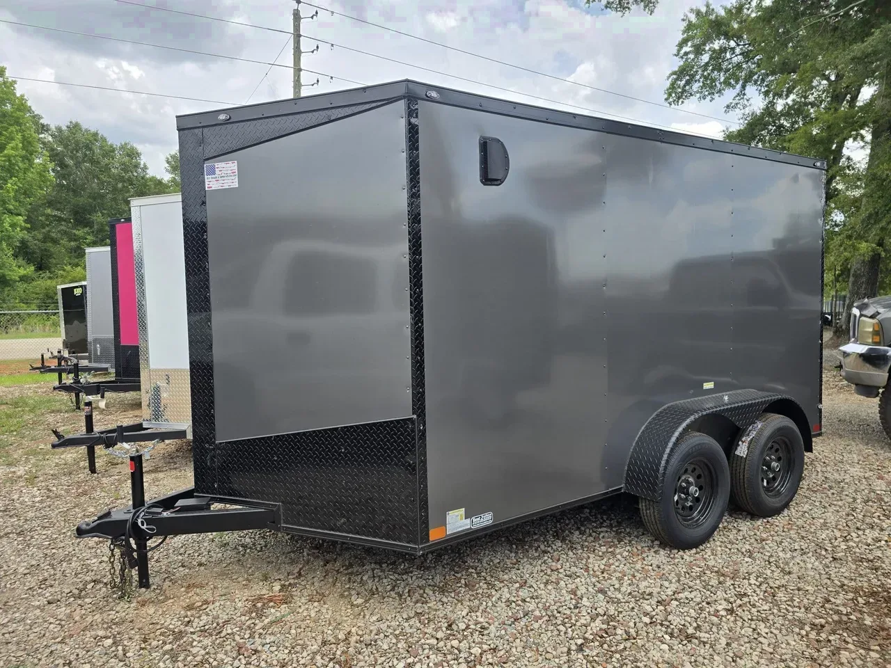 Enclosed 2026 7X12 Seed Cargo 7×12 7K Tandem Axle Enclosed Trailer -eccw712-002896 7 ft. x12 ft.