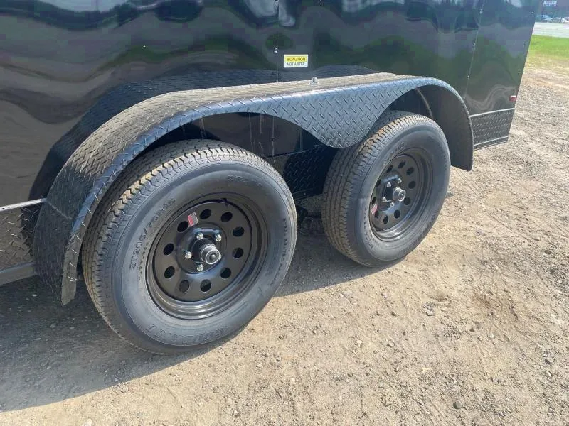 2025 Empire Cargo 7x14 Blackout Tandem Enclosed Trailer - Make Offer