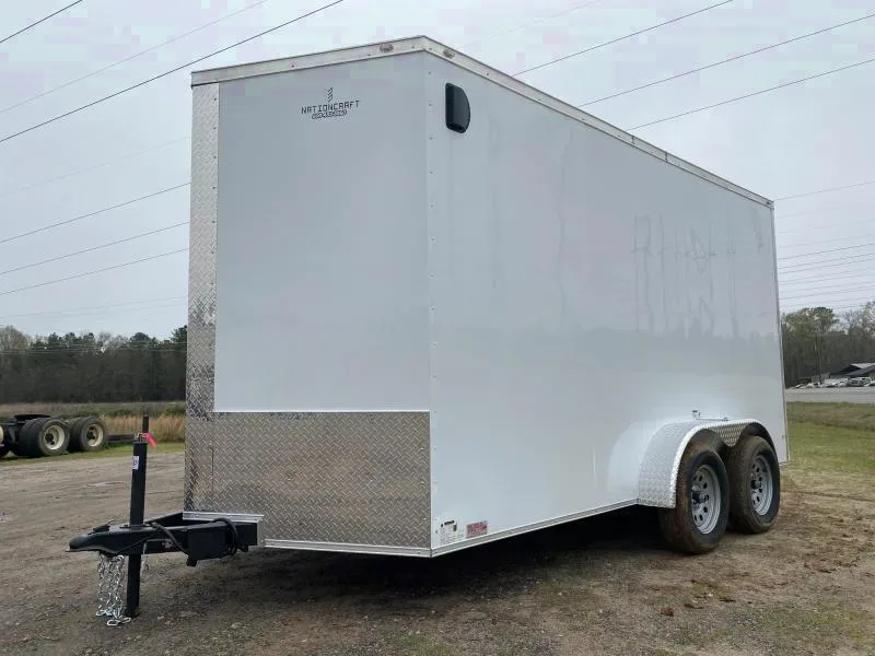 2025 NationCraft 7x14 Enclosed Cargo Trailer with Ramp Door - Submit Your Offer
