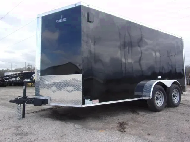 2025 NationCraft 7x14 Black Enclosed Cargo Trailer - Make An Offer!
