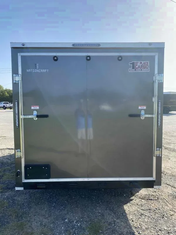 2025 NationCraft 7x14 Cargo Trailer - Charcoal - Make an Offer