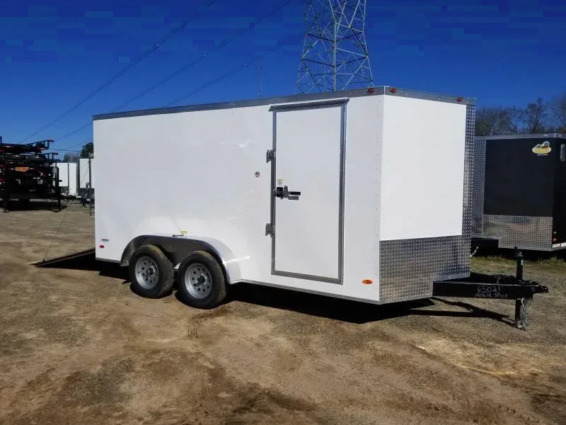 2025 Covered Wagon 7x14 Tandem Ramp Door Trailer - Make an Offer