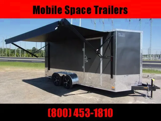 Premium 2025 Covered Wagon 7x16 Enclosed Cargo Trailer - Loaded Features