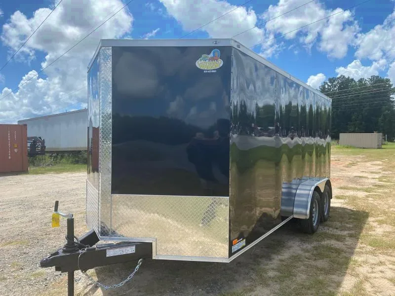 2025 NationCraft 7x16 Cargo Trailer - Black - Make Your Offer!