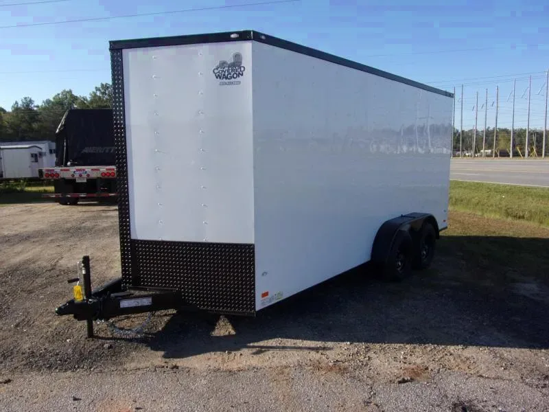 2025 Covered Wagon 7x16 Blackout Enclosed Cargo Trailer - Bonaire, GA