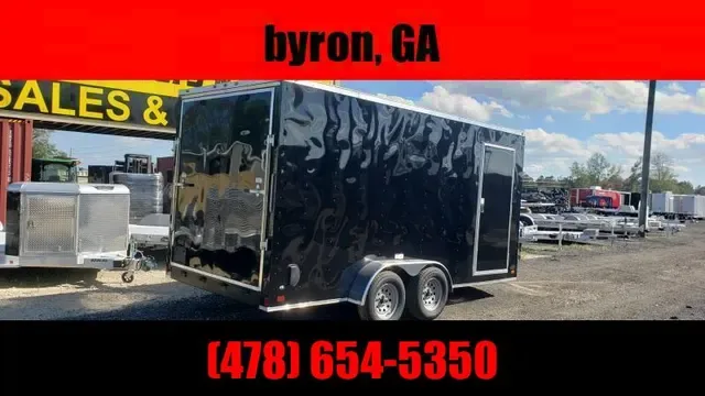 2025 NationCraft 7 x 16 Enclosed Cargo Trailer with Ramp Door - Bonaire, GA