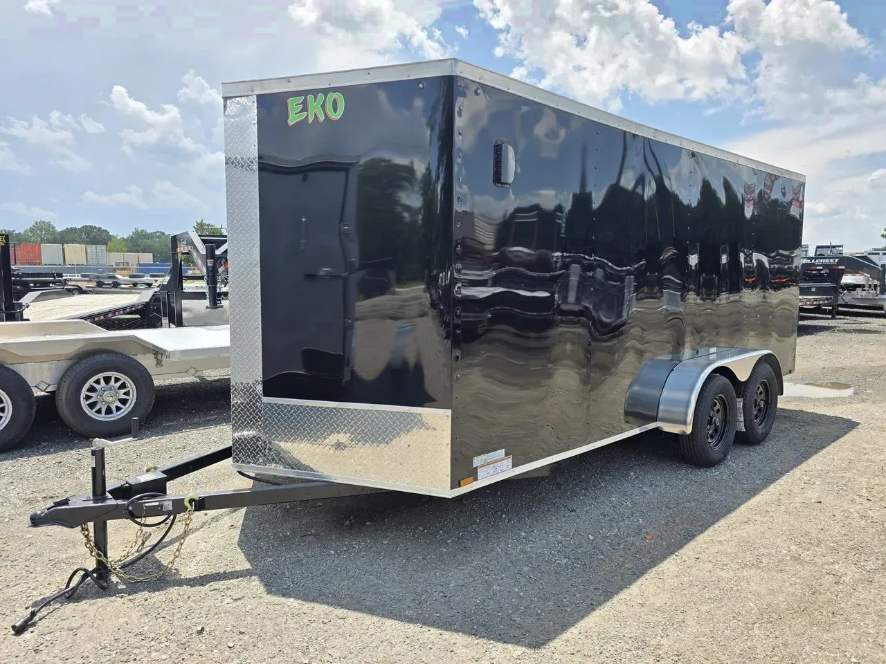 Enclosed 2026 7X16 Arising Trailers 7×16 EKO Tandem Axle 7K Enclosed Trailer -eccw716-001104 7 ft. x16 ft.