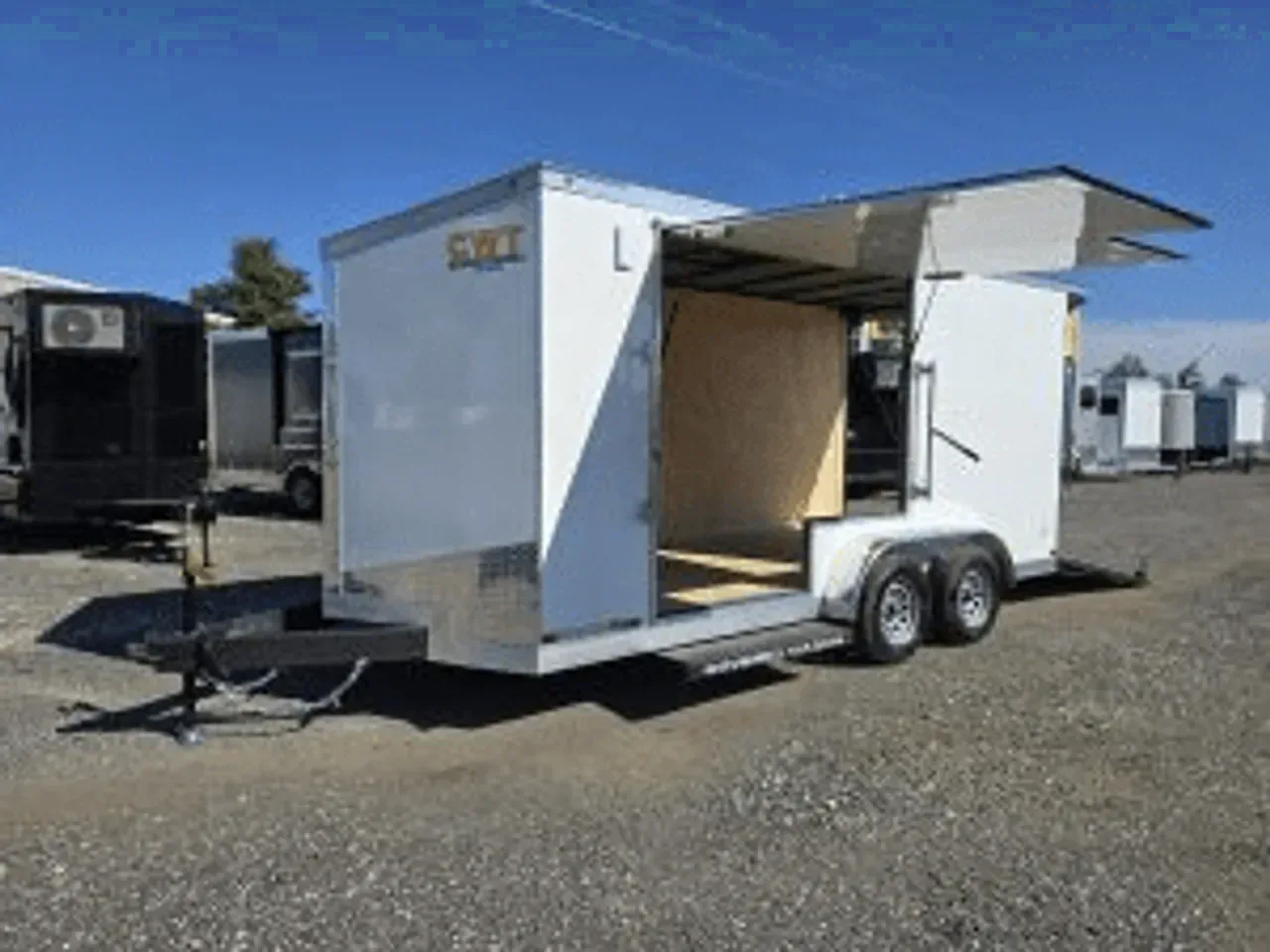 Enclosed 2026 7X16 Covered Wagon Trailers 7×16 Enclosed UTV Hauler -eccw716-104284 7 ft. x16 ft.