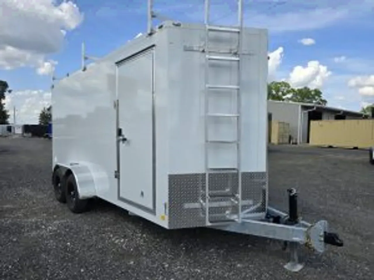 Enclosed 2025 7X16 Cell Tech 7×16 contractor enclosed cargo trailer heavy duty Enclosed Trailers-eccw716-000856 7 ft. x16 ft.
